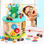Wooden Activity Cube